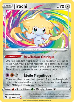 Carte Pokémon Jirachi 119 — Voltage Éclatant