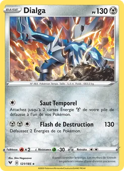 Carte Pokémon Dialga 121 — Voltage Éclatant