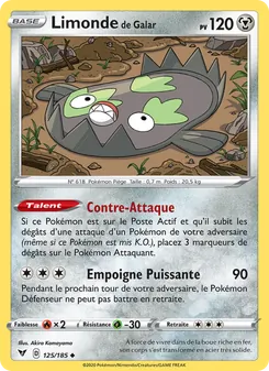 Carte Pokémon Limonde de Galar 125 — Voltage Éclatant