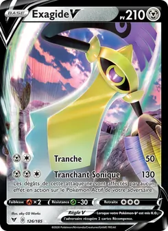 Carte Pokémon Exagide V 126 — Voltage Éclatant