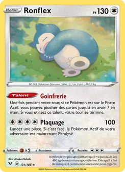 Carte Pokémon Ronflex 131 — Voltage Éclatant