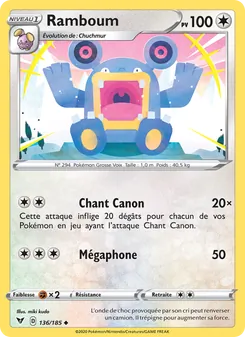 Carte Pokémon Ramboum 136 — Voltage Éclatant