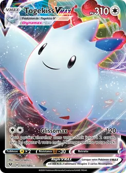 Carte Pokémon Togekiss VMAX 141 — Voltage Éclatant
