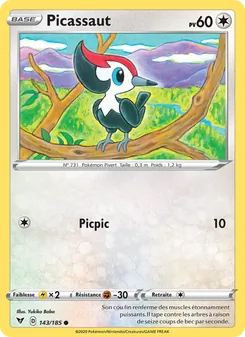 Carte Pokémon Picassaut 143 — Voltage Éclatant