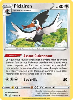 Carte Pokémon Piclairon 144 — Voltage Éclatant