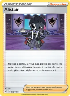 Carte Pokémon Alistair 146 — Voltage Éclatant