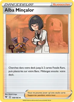 Carte Pokémon Alba Minçalor 149 — Voltage Éclatant