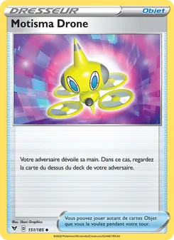 Carte Pokémon Motisma Drone 151 — Voltage Éclatant