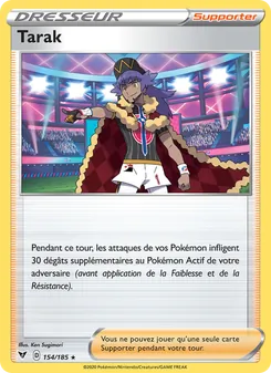 Carte Pokémon Tarak 154 — Voltage Éclatant