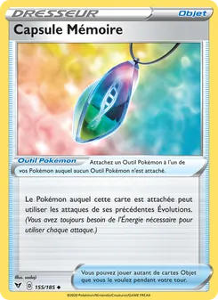 Carte Pokémon Capsule Mémoire 155 — Voltage Éclatant