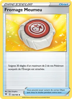 Carte Pokémon Fromage Meumeu 156 — Voltage Éclatant