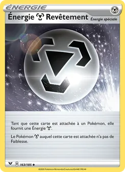 Carte Pokémon Énergie Metal Revêtement 163 — Voltage Éclatant