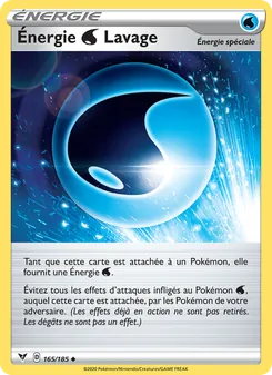 Carte Pokémon Énergie Water Lavage 165 — Voltage Éclatant