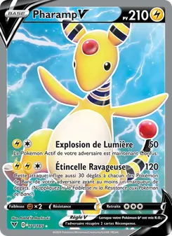 Carte Pokémon Pharamp V 171 — Voltage Éclatant