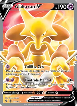 Carte Pokémon Alakazam V 172 — Voltage Éclatant