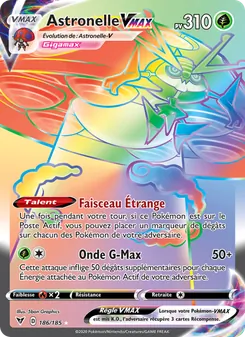 Carte Pokémon Astronelle VMAX 186 — Voltage Éclatant