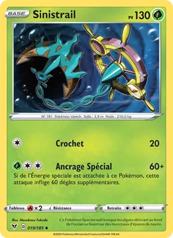 Carte Pokémon Sinistrail 19 — Voltage Éclatant
