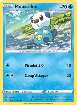 Carte Pokémon Moustillon 33 — Voltage Éclatant