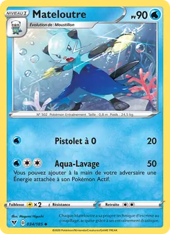 Carte Pokémon Mateloutre 34 — Voltage Éclatant