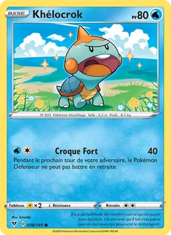 Carte Pokémon Khélocrok 38 — Voltage Éclatant