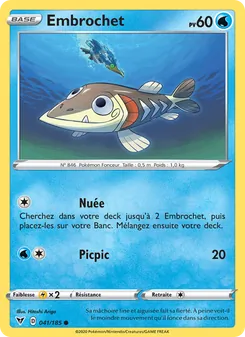 Carte Pokémon Embrochet 41 — Voltage Éclatant