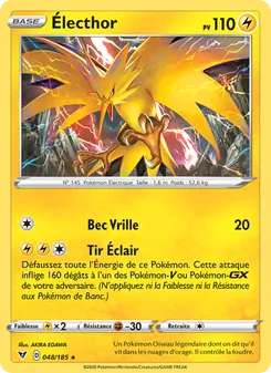 Carte Pokémon Électhor 48 — Voltage Éclatant