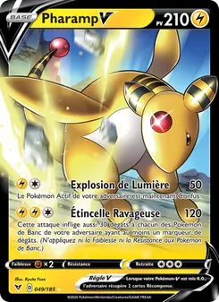 Carte Pokémon Pharamp V 49 — Voltage Éclatant