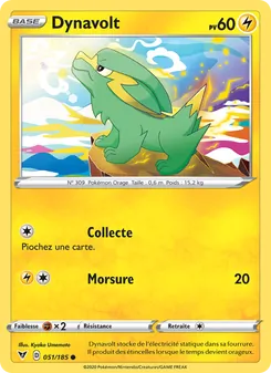 Carte Pokémon Dynavolt 51 — Voltage Éclatant