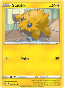 Carte Pokémon Statitik 55 — Voltage Éclatant