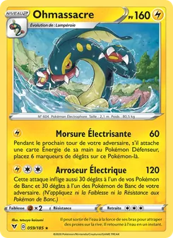 Carte Pokémon Ohmassacre 59 — Voltage Éclatant