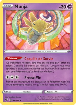 Carte Pokémon Munja 66 — Voltage Éclatant