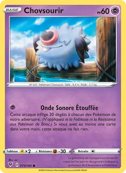 Carte Pokémon Chovsourir 73 — Voltage Éclatant