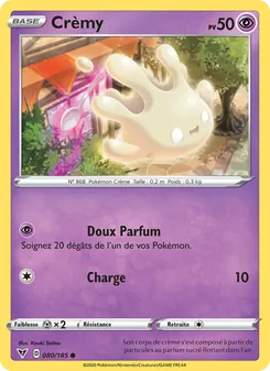 Carte Pokémon Crèmy 80 — Voltage Éclatant