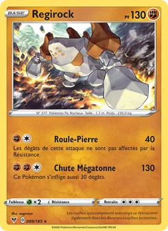 Carte Pokémon Regirock 89 — Voltage Éclatant