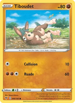 Carte Pokémon Tiboudet 96 — Voltage Éclatant