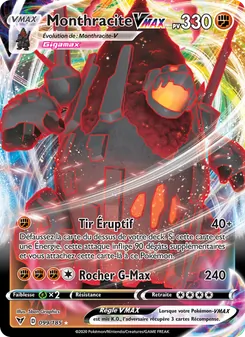 Carte Pokémon Monthracite VMAX 99 — Voltage Éclatant