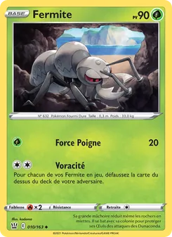 Carte Pokémon Fermite 10 — Styles de combat