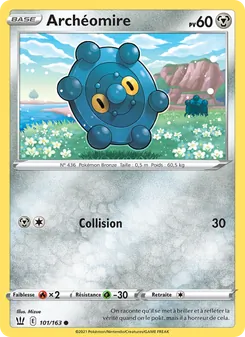 Carte Pokémon Archéomire 101 — Styles de combat