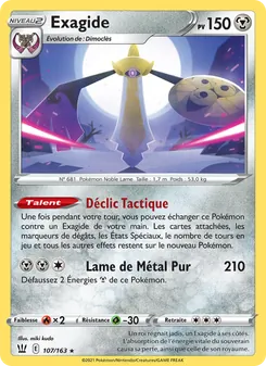 Carte Pokémon Exagide 107 — Styles de combat