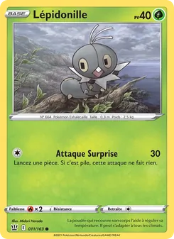 Carte Pokémon Lépidonille 11 — Styles de combat