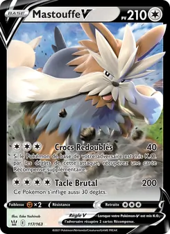 Carte Pokémon Mastouffe V 117 — Styles de combat