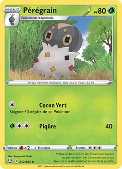 Carte Pokémon Pérégrain 12 — Styles de combat