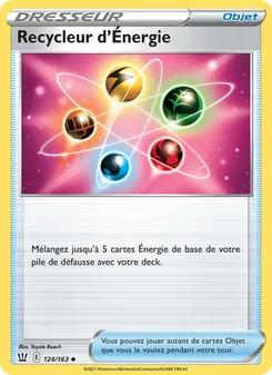 Carte Pokémon Recycleur d'Énergie 124 — Styles de combat