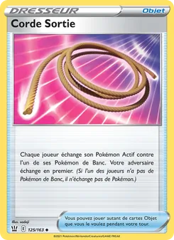 Carte Pokémon Corde Sortie 125 — Styles de combat