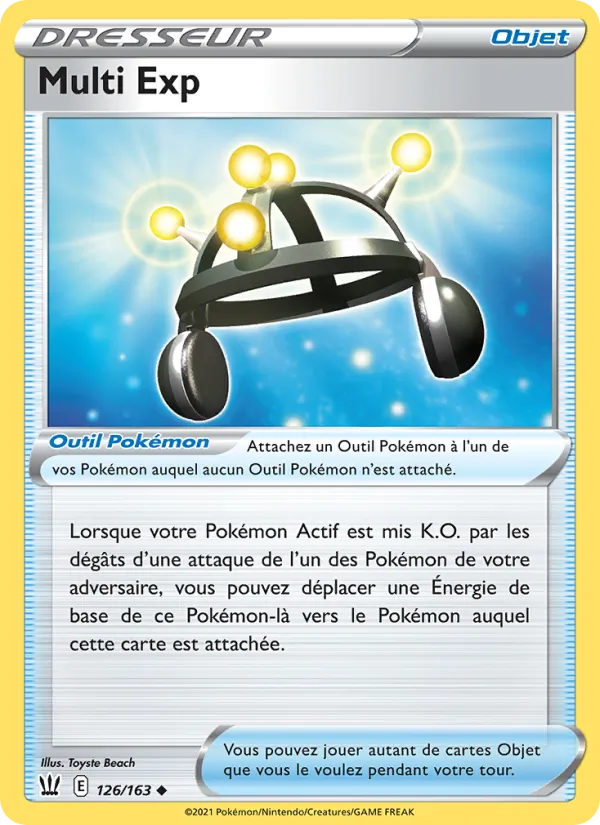 Carte Pokémon Multi Exp 126/163 de l'extension Styles de combat