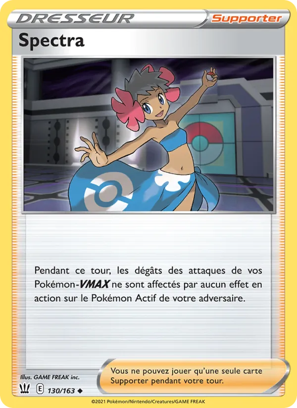 Carte Pokémon Spectra 130/163 de l'extension Styles de combat