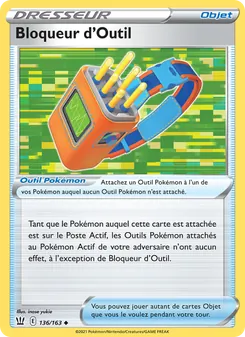 Carte Pokémon Bloqueur d'Outil 136 — Styles de combat