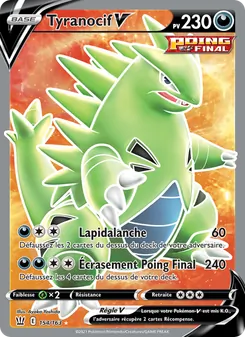 Carte Pokémon Tyranocif V 154 — Styles de combat