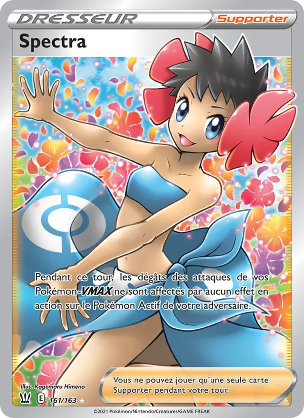 Carte Pokémon Spectra 161/163 de l'extension Styles de combat