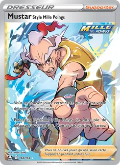 Carte Pokémon Mustar Style Mille Poings 162 — Styles de combat
